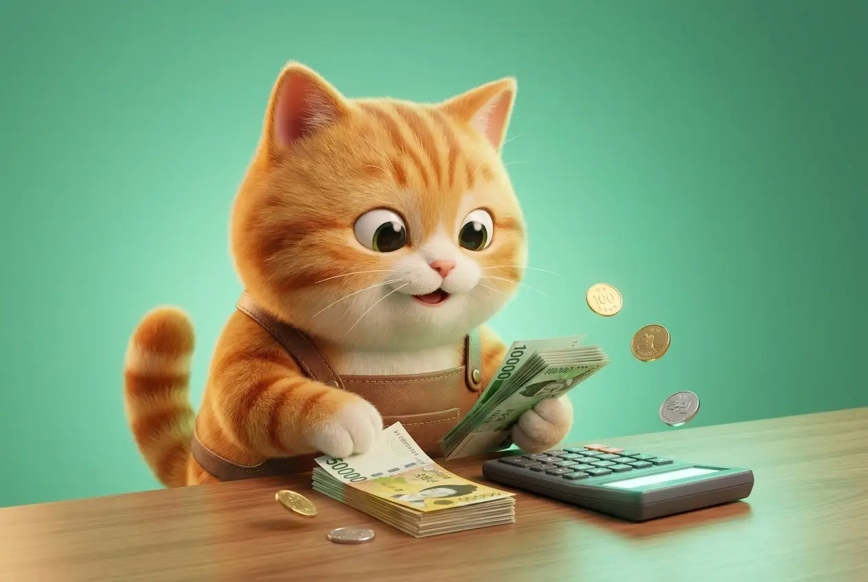 Salary & Tax 일러스트